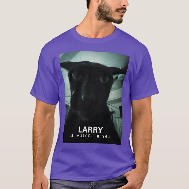Camiseta LARRY está observando você presente engraçado (Frente)