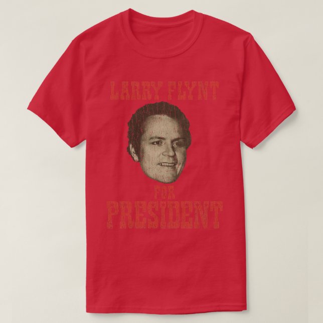 Camiseta Larry Flynt em 1984 (Frente do Design)