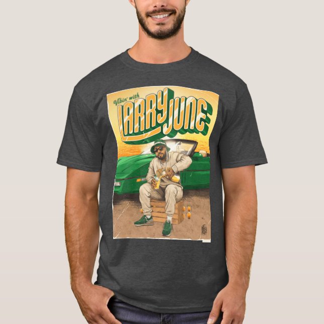 Camiseta Larry June retrô (Frente)