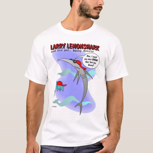 Camiseta Larry Lemonshark (Frente)