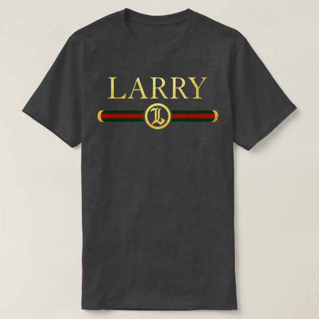 Camiseta Larry Name Personalized Royal Luxury Gift Men Wome (Frente do Design)