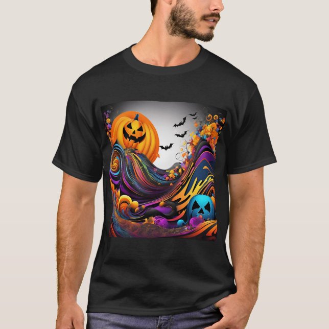 Camiseta L'art d'Halloween (Frente)