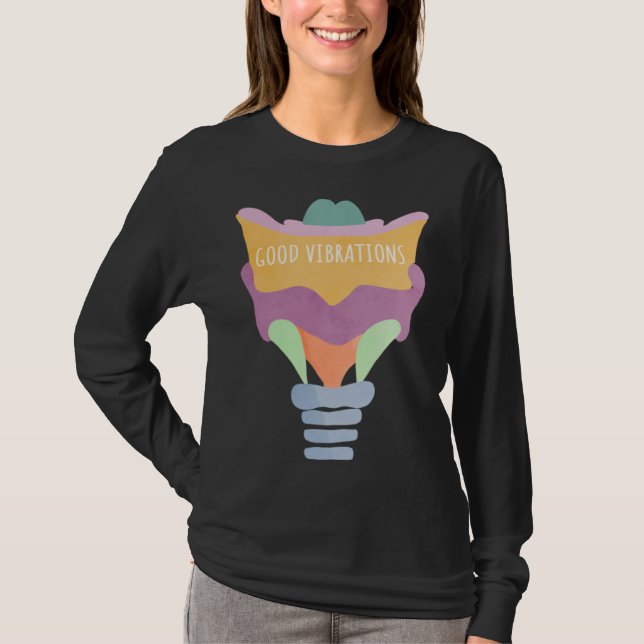 Camiseta Larynx Pun Good Vibrations (Frente)