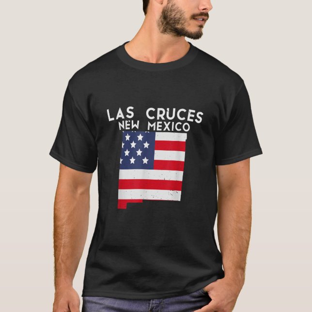 Camiseta Las Cruces EUA State America Viagem New Mexico Ne (Frente)