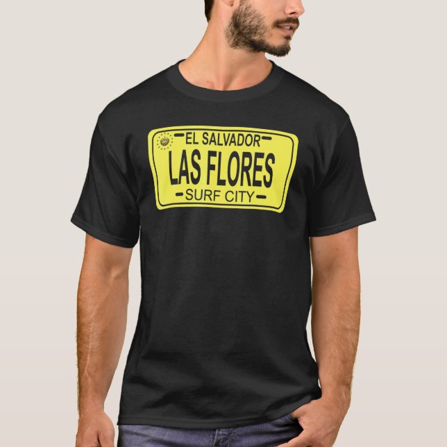 Camiseta Las Flores Cidade Surf El Salvador (Frente)