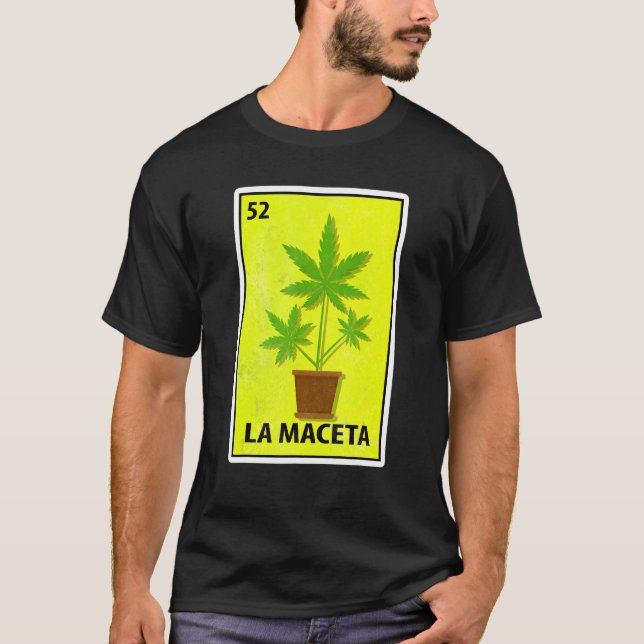 Camiseta Las Macetas Mexicano - Loteria Paródia (Frente)