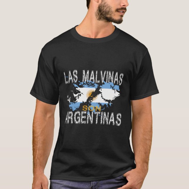 Camiseta Las Malvinas Son Argentinas - Islas Malvinas Argen (Frente)