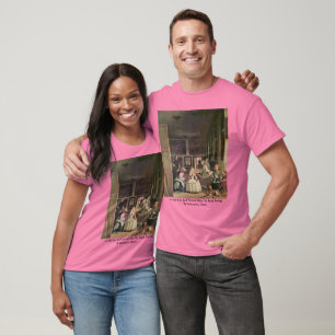 Camiseta Las Meninas (retrato de auto com a família real)