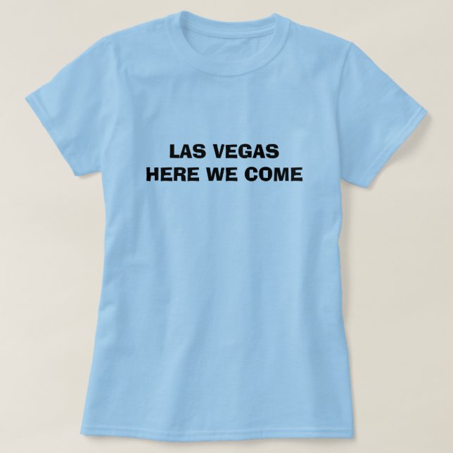 CAMISETA LAS VEGAS AQUI NÓS VIMOS (Frente do Design)