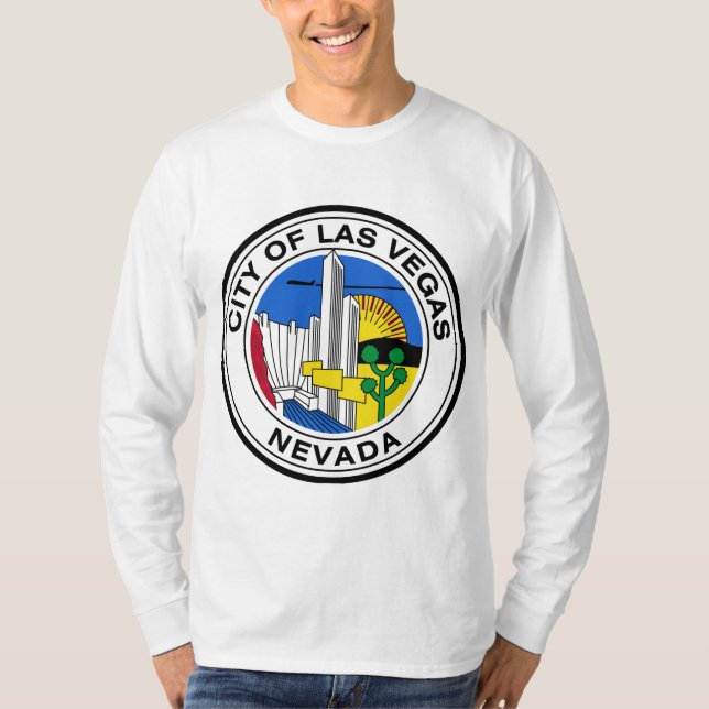 Camiseta Las Vegas City Seal (Nevada) (Frente)