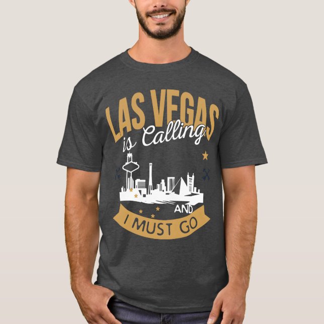 Camiseta las vegas está chamando e eu preciso ir acidente i (Frente)