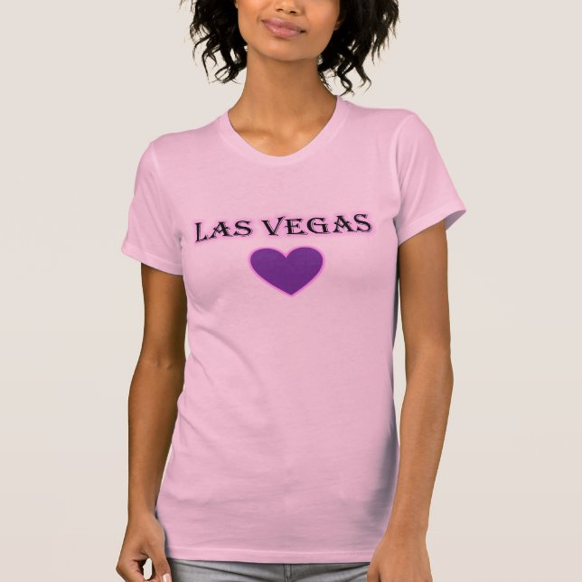Camiseta Las Vegas Heart Glow (Frente)