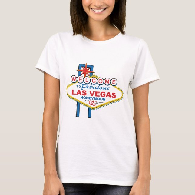 Camiseta Las Vegas Honeymoon (Frente)