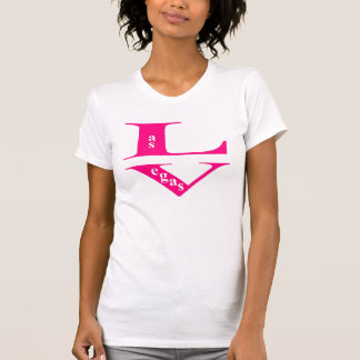 Camiseta Las Vegas Hot Pink Ladies Casual Scoop