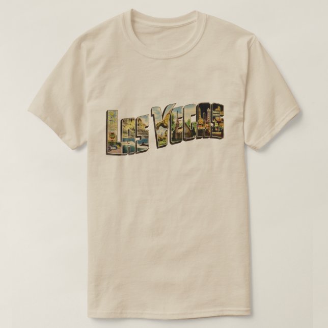 Camiseta Las Vegas Letters (Frente do Design)