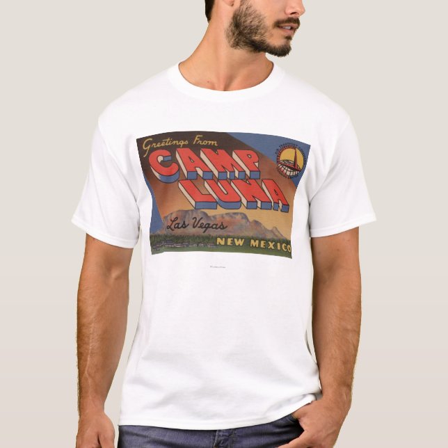 Camiseta Las Vegas, New mexico - acampamento Luna (Frente)