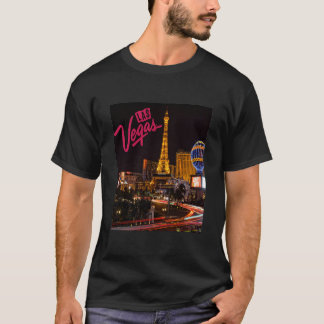 Camiseta Las Vegas Shirt Vegas Strip Night Souvenir An