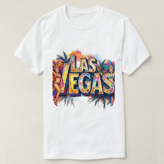 Camiseta Las Vegas Showgirl Splash