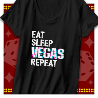 Camiseta Las Vegas Trip Come Sleep Vegas Repete Las Vegas