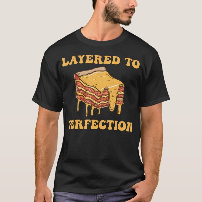 Camiseta Lasanha Camadas de Perfeição (Frente)