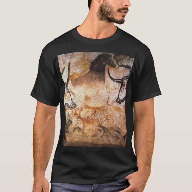 Camiseta Lascaux Bulls Buffalo Cave Painting (Frente)