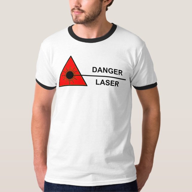 Camiseta Laser do perigo (Frente)
