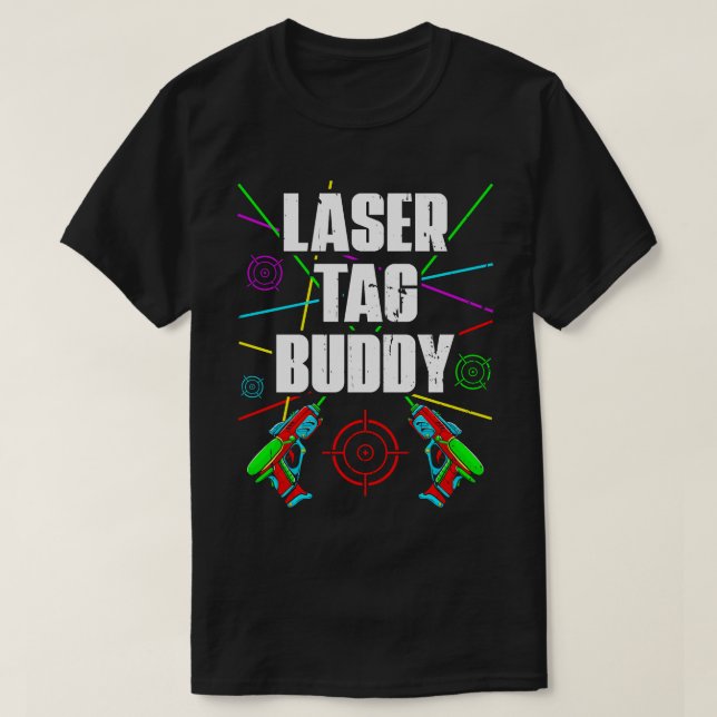 Camiseta Laser Tag Buddy (Frente do Design)