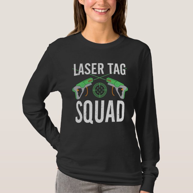 Camiseta Laser Tag Funcional Lasertag Team Player T (Frente)