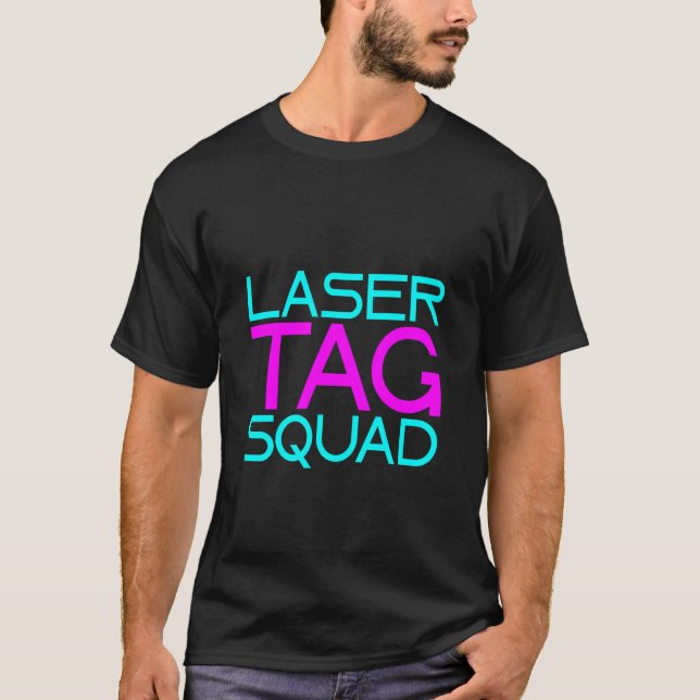 Camiseta Laser Tag Squad (Frente)