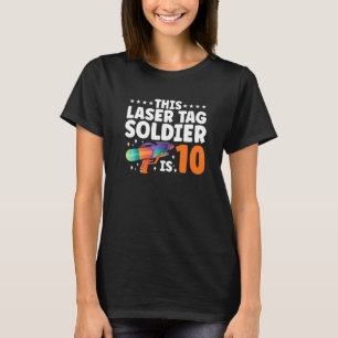 Camiseta Lasertag Player Lasertag Gráfico Laser Tag Laserta