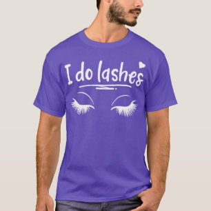 Camiseta Lashes Eyelash Makeup Artistas Cosmetologista