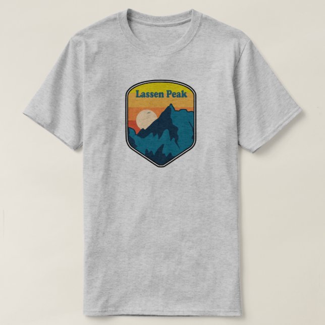 Camiseta Lassen Peak California Sunrise (Frente do Design)
