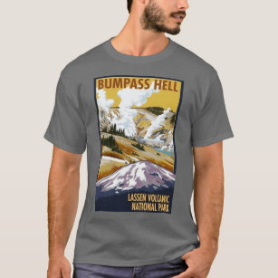 Camiseta Lassen Volcanen National Park Bumpass Hell Viagem
