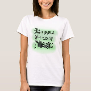 Camiseta Lassie com o t-shirt de duas mulheres grandes dos