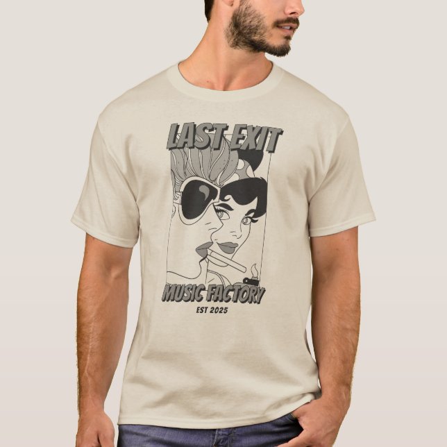 Camiseta Last Exit Music Factory- Retro Girls (Frente)