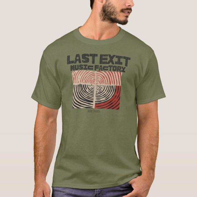 Camiseta Last Exit Music Factory- Target (Frente)