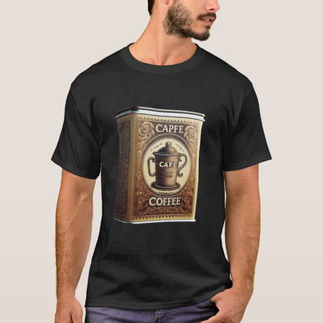 Camiseta Lata de Café Antigo da Capfe Coffee Co. (Frente)