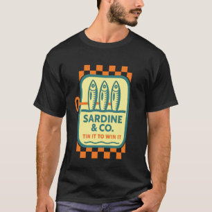 Camiseta Lata de Peixe Retro Sardinha It to Win It Vintage