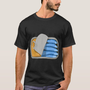 Camiseta lata de sardinha na moda