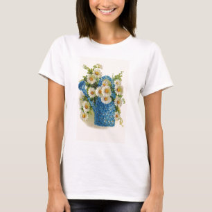 Camiseta Lata molhando da flor azul