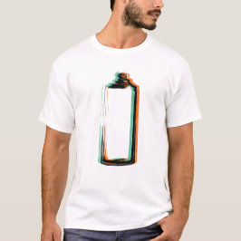 Camiseta Latas de Spray Pintura Abstrata