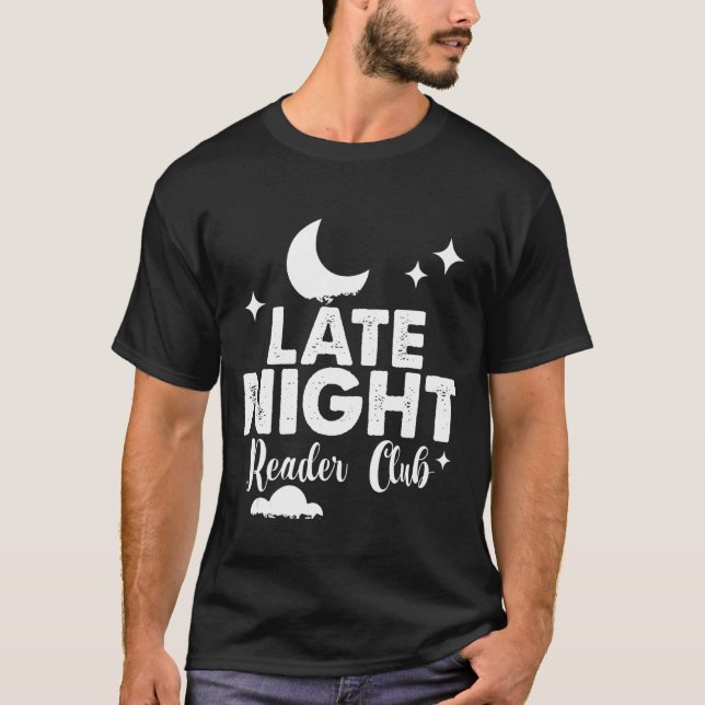 Camiseta Late Night Reader Club (Frente)