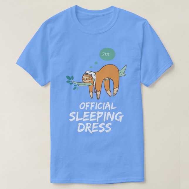 Camiseta Late riser morning grumpy night owl sloth gift ide (Frente do Design)