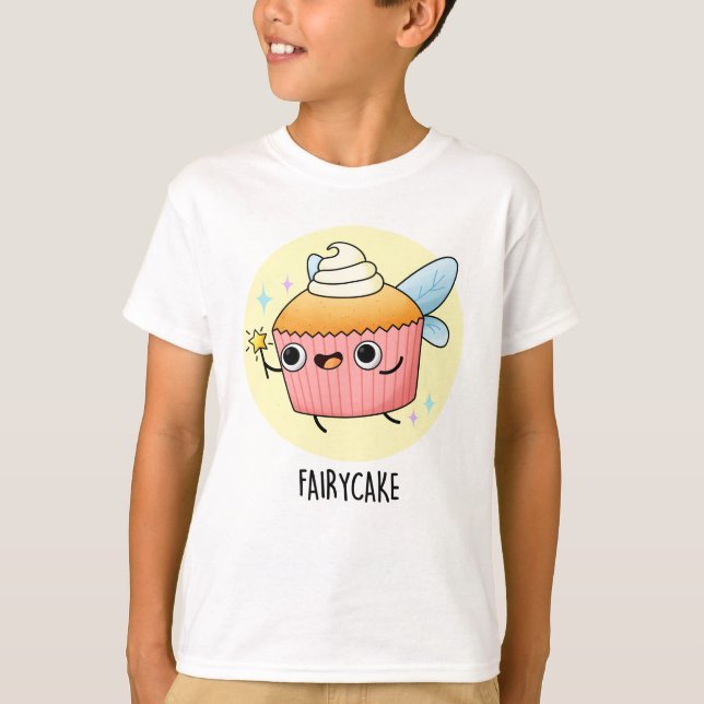 Camiseta Láteo, Peixe Funny Cupcake Pun (Frente)