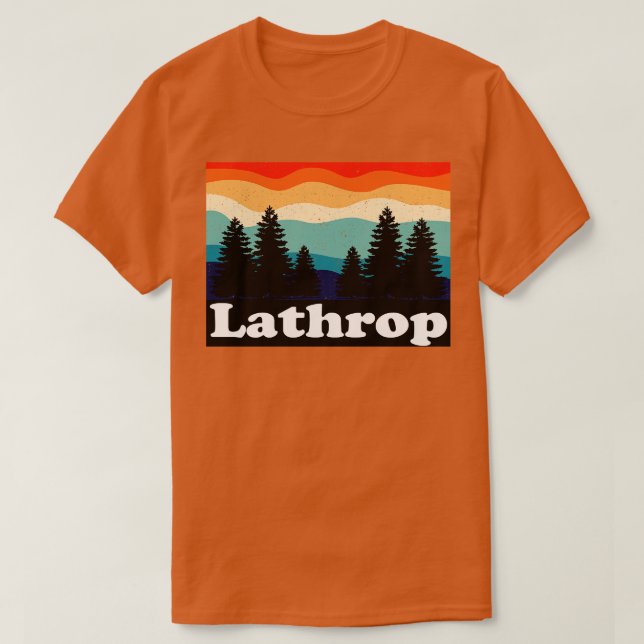 Camiseta Lathrop Colorado Retro (Frente do Design)
