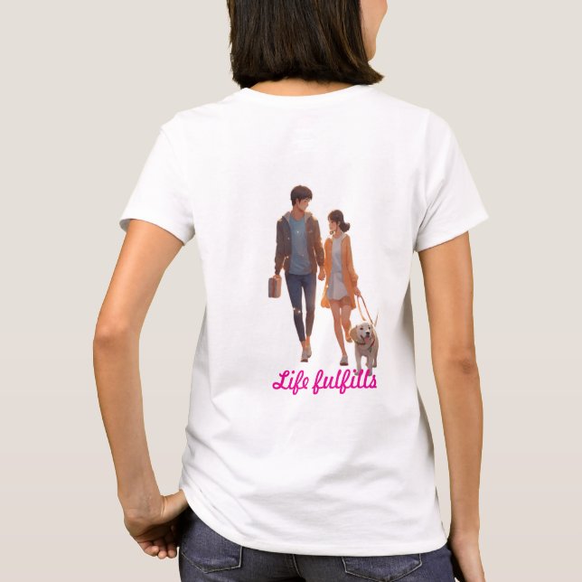 Camiseta Latido e estilo (Verso)