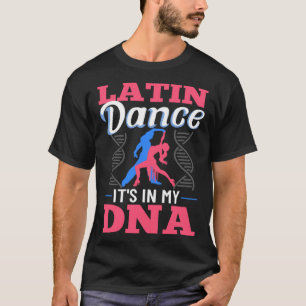 Camiseta Latim Dance Calçados Música Lições Iniciantes Work