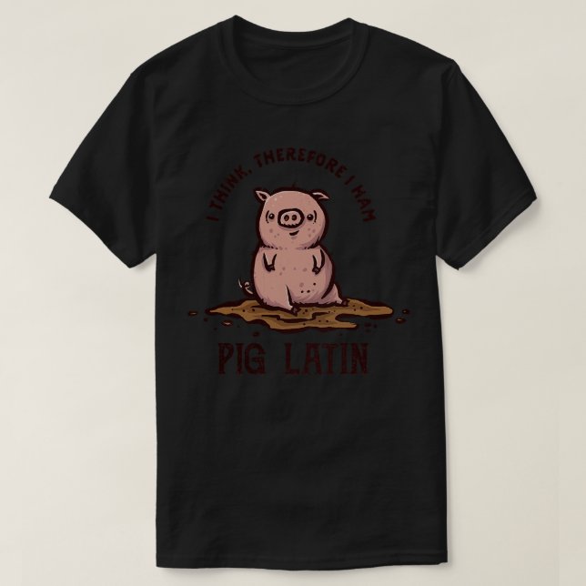 Camiseta Latim de porco (Frente do Design)