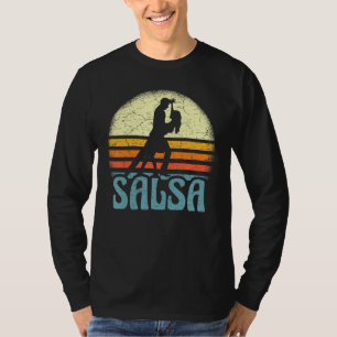Camiseta Latim retrô Salsa para música latina Dança Salsa