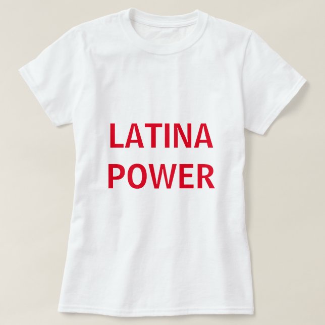 Camiseta Latina Power (Frente do Design)